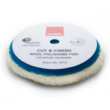 RUPES 7.5" Cut & Finish Wool Pad for LH19E Rotary Tool with 6.5" Backing Plate, 9.BL200F