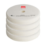 RUPES 5.25" White Ultra-Fine Foam Pad for LH19E Rotary with 5" Backing Plate, 9.BR150S, 4