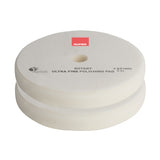 RUPES 6.25" White Ultra-Fine Foam Pad for LH19E Rotary with 6" Backing Plate, 9.BR180S, 2