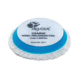 RUPES 2.5" D-A COARSE Blue Wool Pad for 2" iBrid Nano Tools, 4-Pack, 9.BW70H, 2