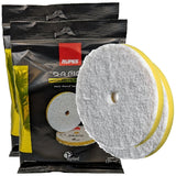 RUPES 5" D-A Fine Yellow Microfiber Pad for LRH15, LRH12E, LTA125 & LK900 Tools, 9.MF130M, 6