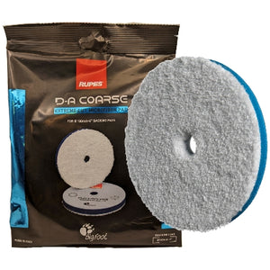 RUPES 6" D-A Extreme Cut Blue Microfiber Pad for for LRH21 & LK900 Tools, 9.MF160H