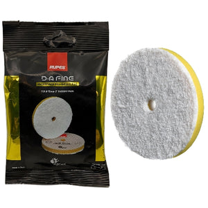 RUPES 3" D-A Fine Yellow Microfiber Pad for LHR75, LHR75E, LTA75 Tools, 9.MF80M