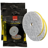 RUPES 3" D-A Fine Yellow Microfiber Pad for LHR75, LHR75E, LTA75 Tools, 9.MF80M, 6