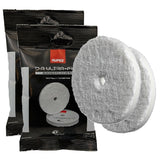 RUPES 3" D-A ULTRA-FINE White Microfiber Pad for LHR75, LHR75E, LTA75 Tools, 9.MF80S, 6