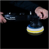 RUPES 5" D-A Fine Yellow Microfiber Pad for LRH15, LRH12E, LTA125 & LK900 Tools, 9.MF130M, 4