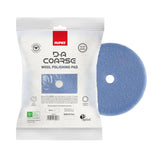 RUPES 3" D‑A Coarse Wool Polishing Pad for Dual Action Polishers, 9.NW80H, package and wool face of pad.