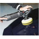 RUPES Yellow Fine Foam Pad for Rotary Tools in action