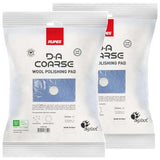 RUPES 6" D‑A Coarse Wool Polishing Pad for Dual Action Polishers, 9.NW160H, two packages