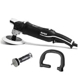 RUPES BigFoot LH19E Rotary Polisher, LH19E/US/STD, image showing tool, side handle and D-handle accessories