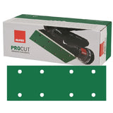 RUPES PROCUT 2.75" x 7.75" 8-Hole Film Abrasive Vacuum Sanding Sheets, Ceramic-A/O Blend