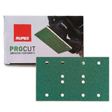 RUPES PROCUT 3" x 5" 12-Hole Film Abrasive Vacuum Sanding Sheets, Ceramic-A/O Blend