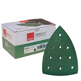 RUPES PROCUT 4" x 6" x 6" Delta 10-Hole Film Abrasive Vacuum Sanding Sheets, Ceramic-A/O Blend, 3