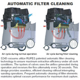 RUPES S245EL Dust Extractor, Automatic Filter Cleaning