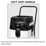 RUPES S245EL Dust Extractor, Soft Grip Handle