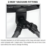 RUPES S245EL Dust Extractor, Two-Way Clapet Vacuum Fitting