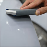 Sandwox 54 Series Wet and Dry Professional Abrasive Sanding Sheets, wet sanding a car panel, wrapped around a dual density block