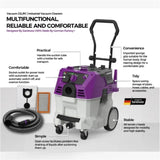 Sandwox LX1232 Industrial Dust Extractor – 32L Wet/Dry Vacuum, image highlighting features