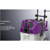 Sandwox LX1232 Industrial Dust Extractor – 32L Wet/Dry Vacuum, visualization panel image