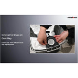 Sandwox LX1232 Industrial Dust Extractor – 32L Wet/Dry Vacuum, innovative Snap-On Dust Bag