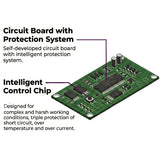 Sandwox SX655US 6 Inch Purple sander schematic showing circuit board with protection system and intelligent control chip on a white background