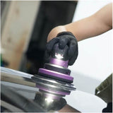 Sandwox 6" Brushless Electric Sander, 5mm Random Orbit, 400W, SX655US, showing LED light up the surface, 2