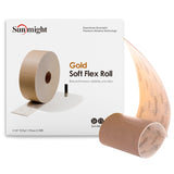 Sunmight Gold Soft Flex Foam Hand Sanding Pads, Boxed Dispenser Roll, 2