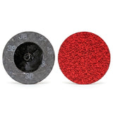 Sunmight 3" Quick Change Ceramic Locking Discs, R-Type, 36 grit discs, front and back