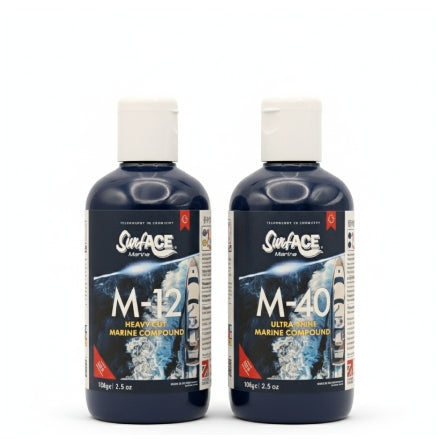 Surf-ACE Marine M-12 & M-40 Gelcoat, Fiberglass & Paint Restoration Kit, M-60000US, 2