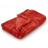 Surf-ACE Arid Red Microfiber Luxury Drying Towel, Non-Scratch, 0214, white background