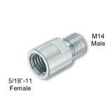 Surf-ACE Marine Screw Adapter for Double Sided Buff Pads, M14 to 5/8" x 11-Thread