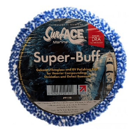 Surf-ACE Marine Super-Buff Double-Sided Wool Compounding Pad, 91110, 2