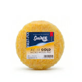 Surf-ACE 3" XC-15 Gold Micro-Wool Grip Buff Pad, 90015, with label