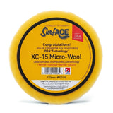 Surf-ACE 6" XC-15 Gold Micro-Wool Grip Buff Pad, 90014