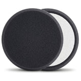 Surf-ACE 7" P40 Finishing Black Foam Grip Buff Pad, 2-Pack, MB33003
