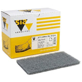 sia 6711 Siafleece Flex 4.5" x 9" Ultra Fine Gray Scuff Pad (SiC), 25/Box