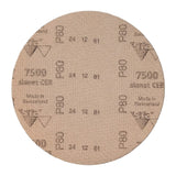 Sia 7500 Sianet CER 6" Ceramic Mesh Sanding Discs, image of bottom view of grip hook side of sanding disc.