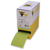 Sia 1550 Siapower 2.75" S-Performance Multi-Hole Siafast Grip Sanding Rolls, side front view