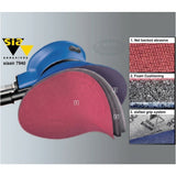 Sia abrasives siaair 7940 with close-up details of disc construction on a gray background