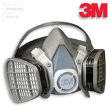 3M 5000 Series Half Face Disposable Respirator with O/V Cartridges