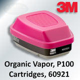 3M P100 & Organic Vapor Cartridges, 60921