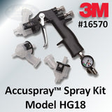 3M Accuspray Spray Gun Kit, Model HG18, Part #16570