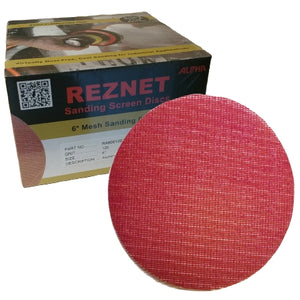 Reznet 6" Disc Sanding Screen Collection by Alpha Tools