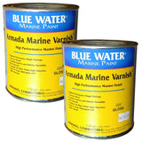 Armada Blue Water Marine Varnish, Gloss, Quart, 022, 2 Can Bundle Saver