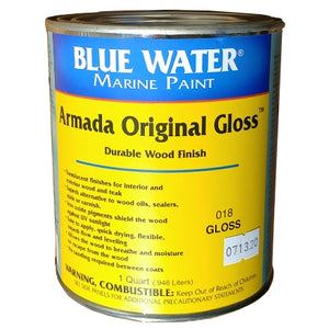 Blue Water Armada Original Gloss Wood Finish, Quart, MA018Q