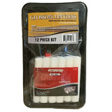 ArroWorthy Mighty Mini Pro-Line Glossdel 6.5" 1/4" Nap Roller 12 Piece Kit, AW GLK KIT, 2
