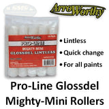 ArroWorthy Mighty Mini Pro-Line Glossdel 6.5" Size 3/8" Nap Roller Cover, 10-Pack, 6.5-GL3CK, 2