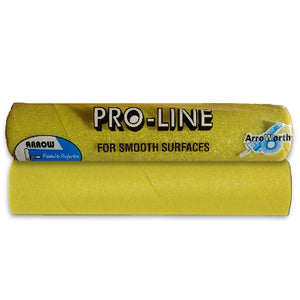 Arroworthy Pro-Line Yellow Foam 9" Roller Covers, 3/16" Nap, 9PFME