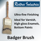 Redtree Original Badger Varnish Brush Collection, 2