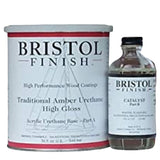 Bristol Finish Traditional Amber Urethane Wood Finish, 1 Qt Kit, BF-QA, 3
